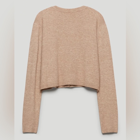 Aritzia Tan Cardigan Sweater - Picture 2 of 12